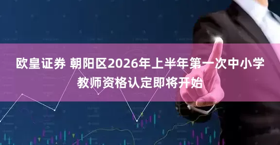 欧皇证券 朝阳区2026年上半年第一次中小学教师资格认定即将开始